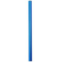 Ouniman Colourful Long Stainless Steel Metal Drinking Straws, Aluminum Straws Drinking for 20oz Tumbler Straws Cups Mugs - Blue