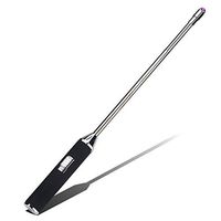 Smartcoco 360° Flexible LED Electric Arc Lighter Long Handle USB Rechargeable Flameless Safe Lighter Tools for BBQ, Grill, Cooking, Camping, Cigarette Use (Black)