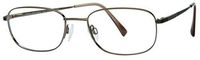Charmant Eyeglasses TI8172 TI/8172 BR Brown Full Rim Optical Frame 55mm