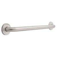 Franklin Brass 5724 1-1/4-Inch x 24-Inch Concealed Mount Safety Bath and Shower Grab Bar, Stainless Steel
