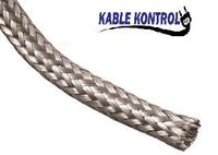 1/2" Kable Kontrol Stainless Steel Braided Sleeving (1/2" (Expansion Range 1/4" - 5/8"), 10Ft Long)