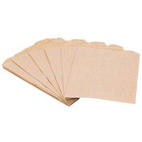 Commerical Business Restroom Bathroom Janitorial Personal Dispensers 7.5" x 10.5" Wax Coating Kraft Paper Sanitary Napkin Receptacle Disposable Bags Feminine Hygiene Liner Leak Proof- 100/Pack