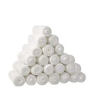 Vigor Fusion Stretch Gauze Bandage Rolls - Pack of 24 | FDA Approved, Elastic, Comfortable & Non-Sterile | Absorbent & Breathable Material | Works Well on Arm, Leg, Wrist, Ankle & Knee | 4in x 4Yds