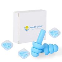 Earplugs Noise Reduction Earplugs Reusable Silicone Ear Plugs for Sleeping Noise Cancelling Waterproof Earplugs Sound Blocking for Swimming, Travel, Concerts, Work, Studying, Loud Noise 4 Pairs