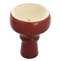 Mya Egyptian Burner Porcelain Hookah Bowl/Head - Red