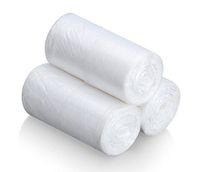 Feiupe 4 Gallon Handle Clear Trash Bag Garbage Bag Trash Can Liner (4 Gallon(90 Bags))