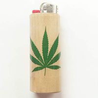 Marijuana Leaf Lighter Case, Weed, Marijuana, Ganja, Lighter Holder, Lighter Sleeve
