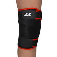 Nivia Adjustable Knee Support (Black) Free Size