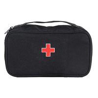 Alloeliey Portable Medicine Bag, Mini First Aid Kit, Multi-Function Travel Medicine Storage Bag, Outdoor Sports First Aid Kit Family Office Travel