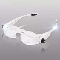 lightlampHead Mounted Magnifying Glass Vision Assisted Experiment Observation Biology Old Man Reading Newspaper Mobile Phone Computer Repair Clock Stamp Coin Recognition