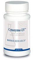 Biotics Research Cytozyme-LV™ – Neonatal Liver. Supports Healthy Liver Function and Serum Albumin, Excellent Source of B Vitamins and Iron, SOD, Catalase, Potent Antioxidant 60 Tabs