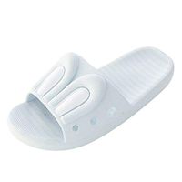 Emimarol Women's Shower Shoes Bath Slipper Slides Sandal for Women and Mens Bathroom Pool Non-Slip Quick Drying Blue