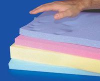 AliMed T-Foam Cushion, Hard, Green, 2x16x18 inch Sheet