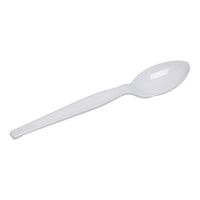 Dixie 6" Heavy-Weight Polystyrene Plastic Teaspoon by GP PRO (Georgia-Pacific), White, TH217, (Case of 1,000)