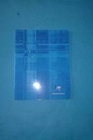 Exaclair Clairefontaine 383C Douceur de l'ecriture Velvety White Ruled Notebook Margin 6 1/4" x 8 1/4" (16.5 x 21 cm) 96 Pages / 48 Sheets Staplebound (Light Blue)