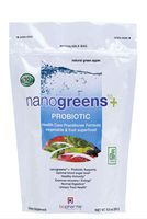 Biopharma Scientific NanoGreens + Probiotic Fruit and Vegetable Superfood Supplement Powder | Natural Green Apple Flavor | 30 Servings | Spirulina, Chlorella, Organic Kale, DE111™ Probiotic Bacillus S