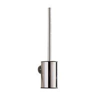 SUNTAI Round Toilet Brush Holder Stainless Steel 304 Bathroom Accessory Standing for Bathroom, Chrome