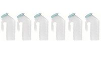 Male Urinal Glow in The Dark Incontinence Pee Bottle (6 Pack)