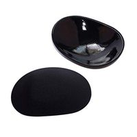 Healifty Non-Slip Shoulder Pads Bra Strap Pads 1 Pair(Black)