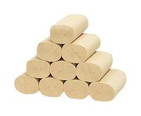 Bamboo Pulp Roll Paper Baby Household Paper,12 Rolls of 4 Layers of Napkins Paper Towels Household Kitchen Toilet Paper Yellow