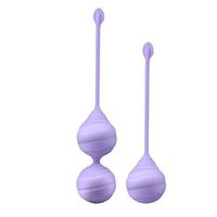 Kegel Exercise Weights Silicone Vaginal Kegel Balls for Bladder Control and Pelvic Floor Exercises(Purple)