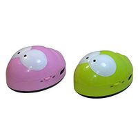 MomentDAY Portable Desktop Vacuum Cleaner Mini Dust Collector Household Table Cleaning Tool (Pink)