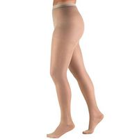 Truform Sheer Compression Pantyhose, 15-20 mmHg, Women's Shaping Tights, 20 Denier, Nude, Tall