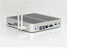 New Skylake i3 6100U Mini pc Fanless PC Desktop pc HTPC with 4G DDR3 128G SSD Support Windows/Linux 6xUSB(4xUSB3.0) VGA HDMI, Sliver Aluminum Shell