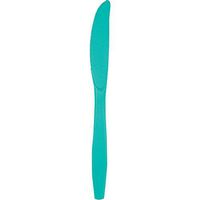 Creative Converting 324787 Touch of Color Premium 288 Count Plastic Knives, Teal Lagoon