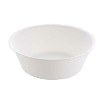 BRUIO Small Plastic Frosted Washbasin Round Shape Basin Multipurpose Use for Home Bathroom,3PCS