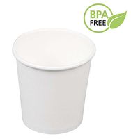 Javva - 4oz White Paper Espresso Cups (Set of 100)