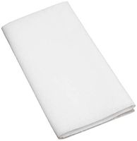 AmazonBasics Linen-Feel Napkin, Flat Pack, 14.5" x 14.5", White, 1000-Count