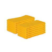 Arkwright Surgical Huck Cleaning Towels, Pack of 12 Absorbent Towel Perfect for your Windows, Glass Painted Metal, Ceramic, Counters, Cabinets (16 x 26 in, Yellow)