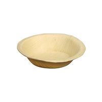 Palm Leaf Mini Bowl (Case of 25), PacknWood - Biodegradable Wooden Bowls for (6 oz, 4.7" Diameter) PK210BBB12
