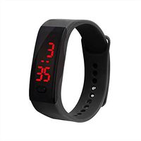 Fxbar,Children's Students Bracelet Watches LED Digital Display Sport Watch Smartwatch (Black)