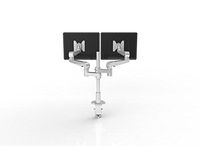 Evolve Series Dual Monitor Arm with 2 Fixed Limbs, Black: ESI Ergo EVOLVE2-FF-BLK (1 Monitor Arm)