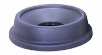 CMC 4457GY Grey Funnel Top Lid, 24" Diameter x 5-1/2" Height, For Huskee 44 gallon Recycle Trash Can (Case of 4)