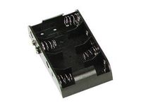 Velleman BH243B Battery Holder for 4 x C-Cell with Snap Terminals