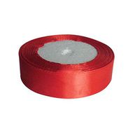 XKSIKjian's Gift Wrapping Supplies, 1Inch Wide Color Satin Ribbon Sewing 25Yards Supply Wedding Festival Birthday Party DIY Gift Wrap Decor - Red