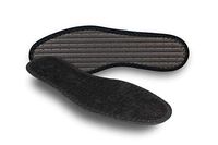 Pedag Summer, German Pure Cotton Terry Barefoot Insole, Washable, Sweat Absorbent, Moisture Control, Black, Us 8l/ 38 EU, (Pack of 1)