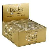 Randys King Size Wired Rolling Tobacco Papers - 25 Packs (24 Papers per Pack)