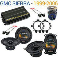 Compatible with GMC Sierra 1999-2006 OEM Speaker Replacement Harmony R5 R46 & CXA300.4 Amp (Renewed)