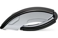 NPLE--New Black Ergonomic Folded 2.4GHZ Wireless Mouse Folding easy to carry