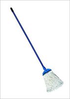 WhopperIndia Residential Commercial Cotton Wedge Hardwood Floor Dry Dust Mop Head Microfiber Dust Mop Handle 47 Inch Long