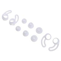 SM SunniMix Replacement Soft Silicone Earplug Earhook Tips for BeatsX Urbeats 3.0, 2 Pairs Ear Tips with 3 Sizes(L, M, S) Earplugs - (White)