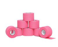 HealiT Easy Rip™ 1.5 Inch Performance Athletic Foam Prewrap - Professional Sports Pre Wrap Athletic Tape - Perfect for Taping Wrist & Ankles - Provides Amazing Knee Support - Pink - 8 Pack