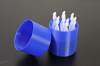 Eye Drops Holder & Storage w/lid, Holds 7 Single use Disposable vials - Znet3D (Blue)