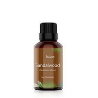 Sandalwood Essential Oil, ESSLUX Aromatherapy Essential Oils for Diffuser, Massage, Incense, Candle Making, Perfume - 30ML
