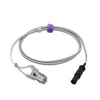 Compatible Datex Ohmeda Veterinary Spo2 Sensor Animal Ear Tongue Clip 3.2 ft 7 Pins Connector