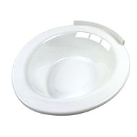 JBS PVC Sitz Bath for Toilet Bowl Maternity Pregnant Hemorrhoids Therapy White